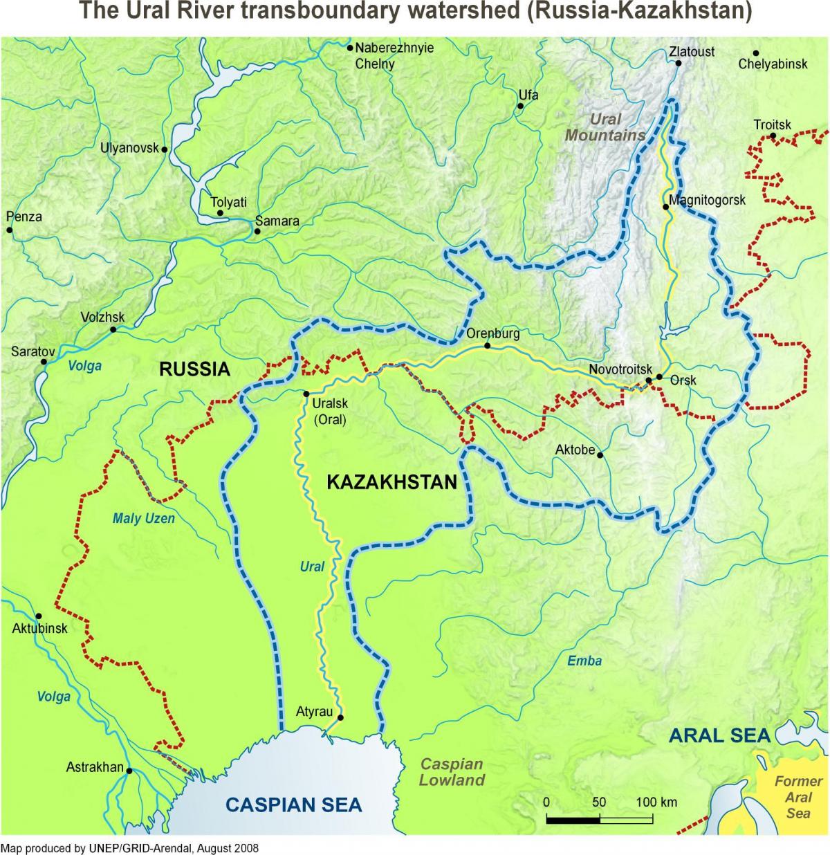 карта ракі Казахстана 